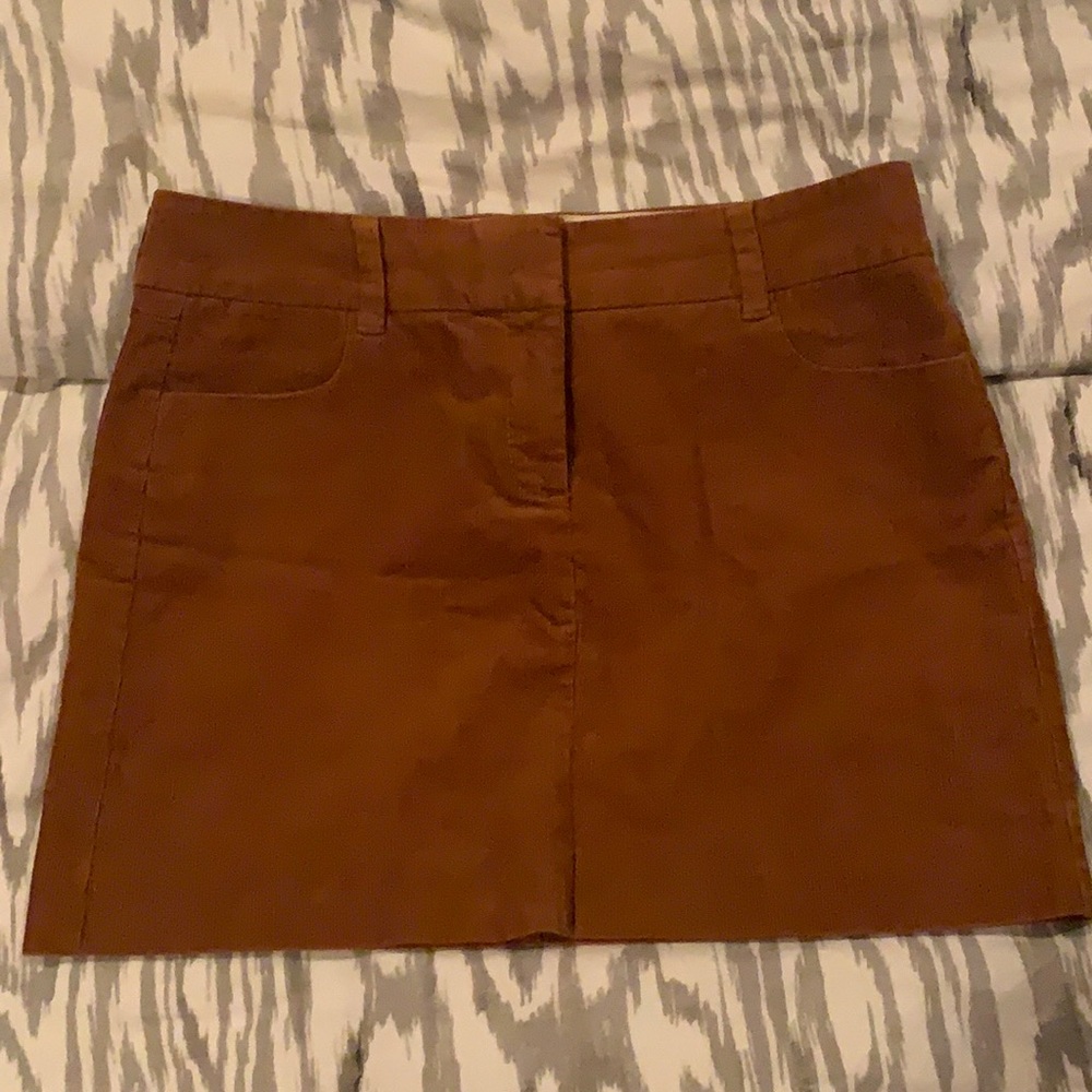 J.Crew Cord Mini Skirt